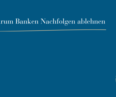 Titelbild zum Beitrag über bankenfähige Nachfolge und die Gründe, warum Banken Finanzierungen ablehnen